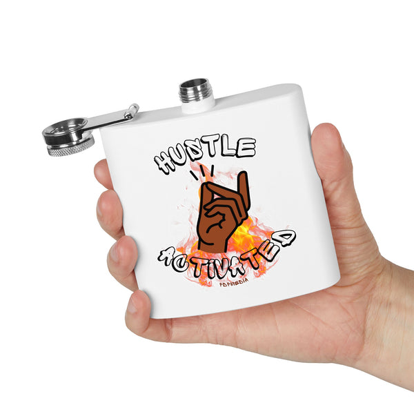 Flask, Hustle Mode - Stainless Steel 6oz (Hustle Activated)