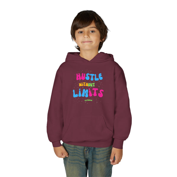 Hustle Mode Youth Heavy Blend Hooded Hoodie - Hustle Without Limits