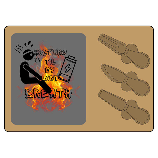 Charcuterie Board - Last Breath (Engraving) - Hosting Experience Upgrade Acacia Wood Slate Cheese Lovers Entertaining Statement Piece