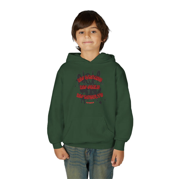 Hustle Mode (Kids) Youth Heavy Blend Hooded Hoodie - Big Dreams
