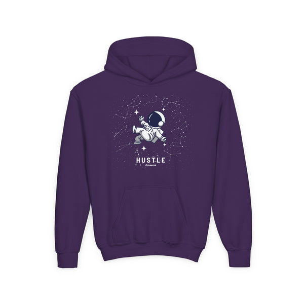 Hustle Mode (Kids) Youth Heavy Blend Hooded Hoodie - Astronaut