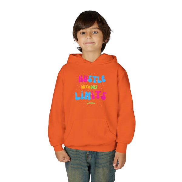 Hustle Mode Youth Heavy Blend Hooded Hoodie - Hustle Without Limits