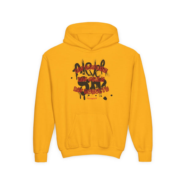 Hustle Mode (Kids) Youth Heavy Blend Hooded Hoodie - Big Dreams