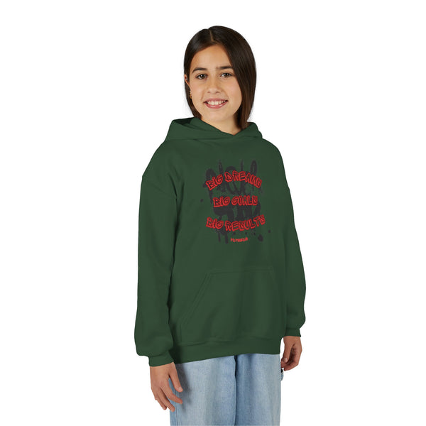 Hustle Mode (Kids) Youth Heavy Blend Hooded Hoodie - Big Dreams