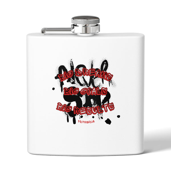 Flask, Hustle Mode - Stainless Steel 6oz (Big Dreams)