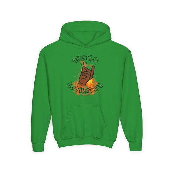 Hustle Mode (Kids) Youth Heavy Blend Hooded Hoodie - Activated
