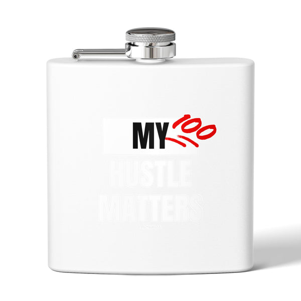 Flask, Hustle Mode - Stainless Steel 6oz (My Hustle Matters)
