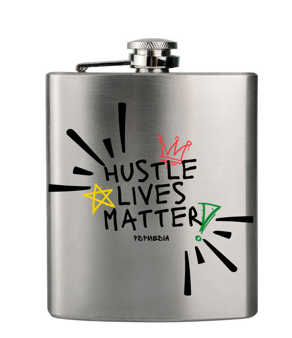 Flask, Hustle Mode - Stainless Steel 6oz