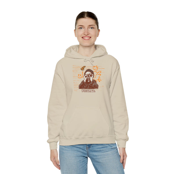 Hustle Mode Hoodie - Focused Yellow Crown