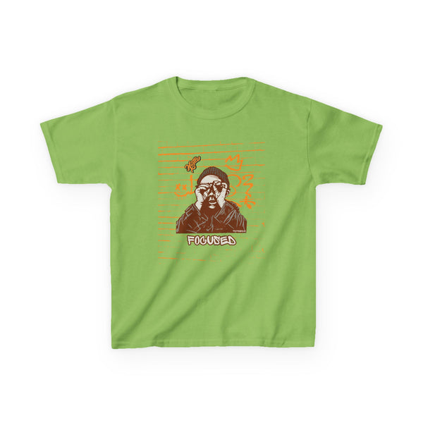 Kids Hustle Mode Tee - Focused