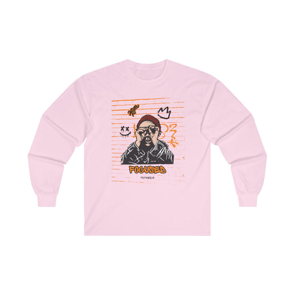 Hustle Mode Long Sleeve - Focused Black Crown