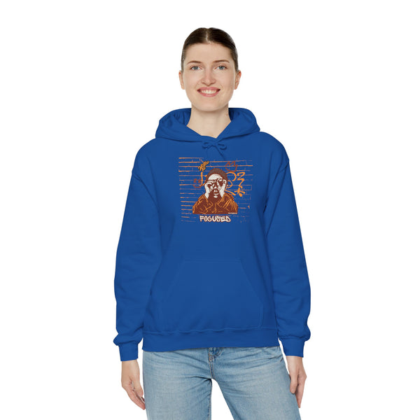 Hustle Mode Hoodie - Focused Brown Crown