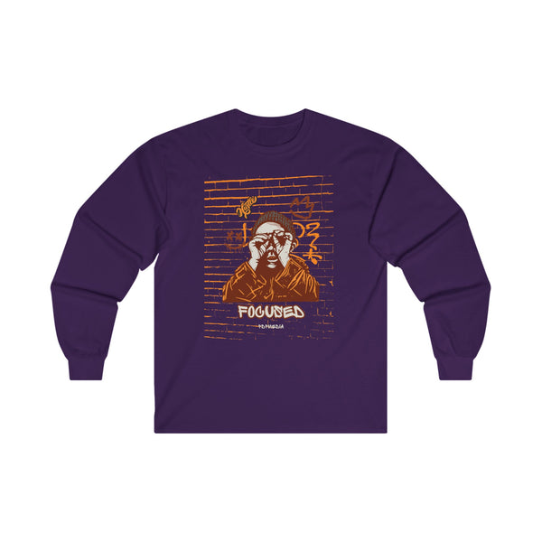 Hustle Mode Long Sleeve - Focused Brown Crown
