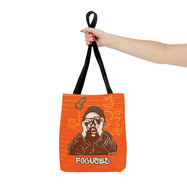 Hustle Mode Tote Bag - Focused Yellow Crown