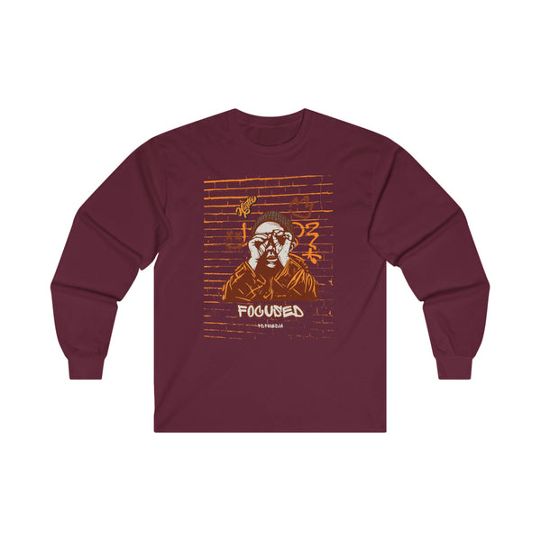Hustle Mode Long Sleeve - Focused Brown Crown