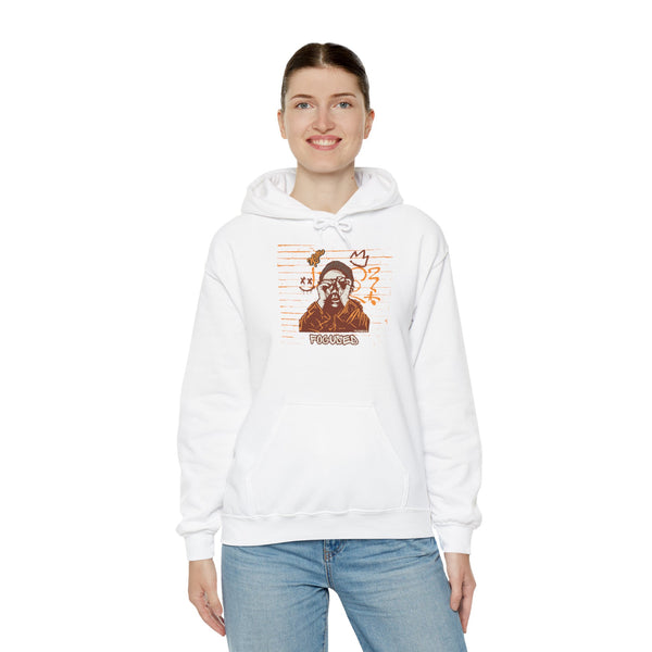 Hustle Mode Hoodie - Focused Brown Crown