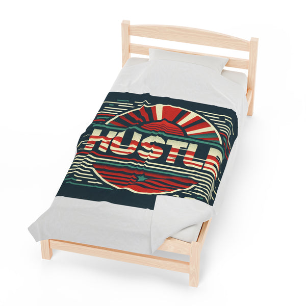 Hustle Mode Plush Blanket - Retro Sports