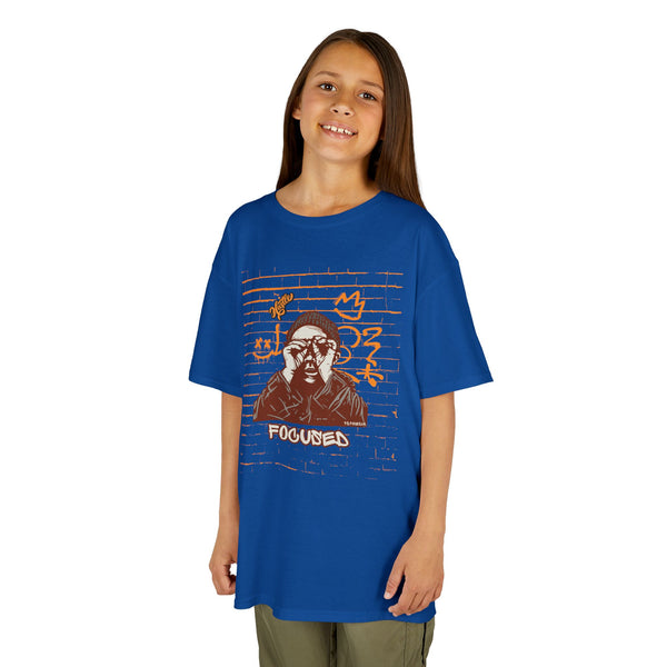 Kids Hustle Mode Tee - Focused