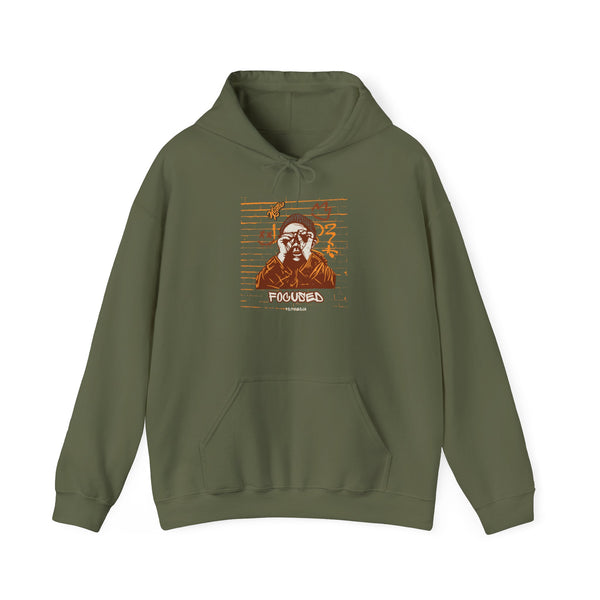 Hustle Mode Hoodie - Focused Brown Crown