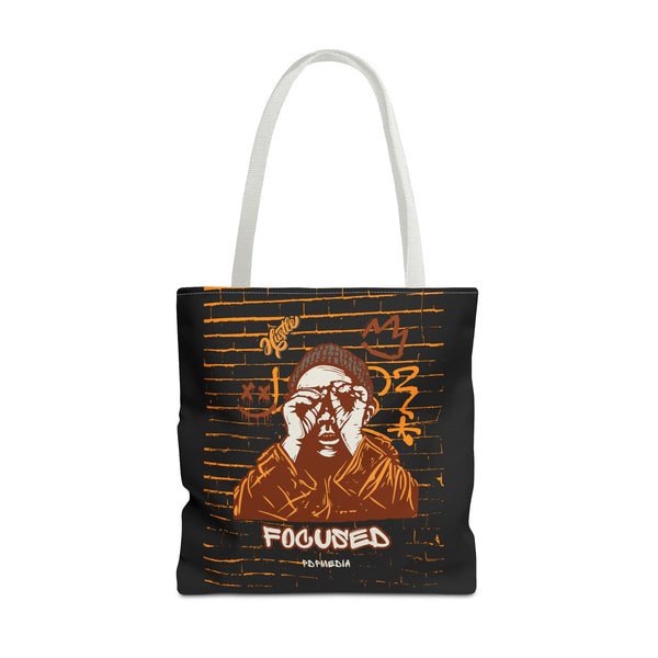 Hustle Mode Tote Bag - Focused Brown Crown