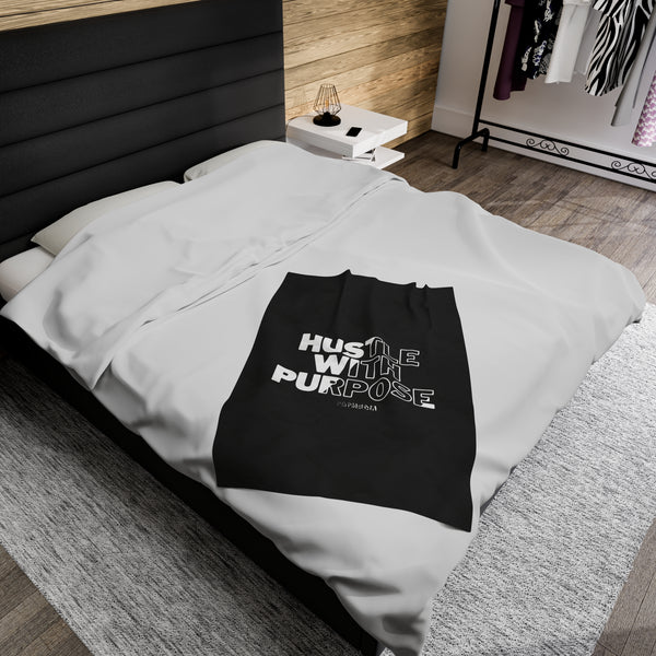 Hustle Mode Plush Blanket - Hustle With Purpose