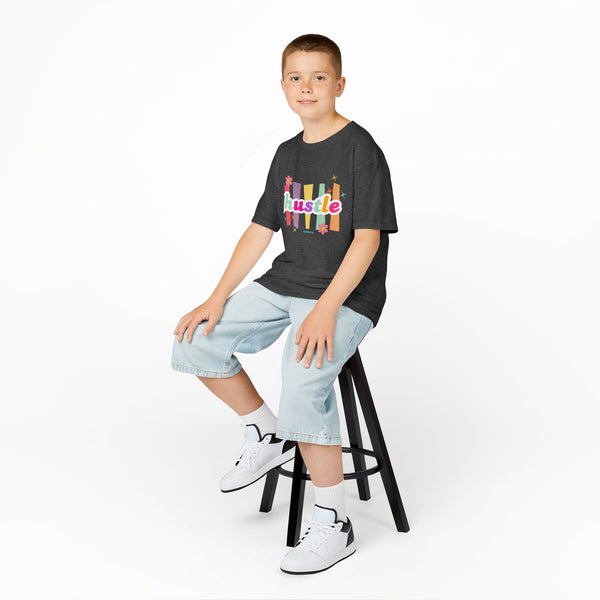 Kids Hustle Mode Tee - Pastel Hustle