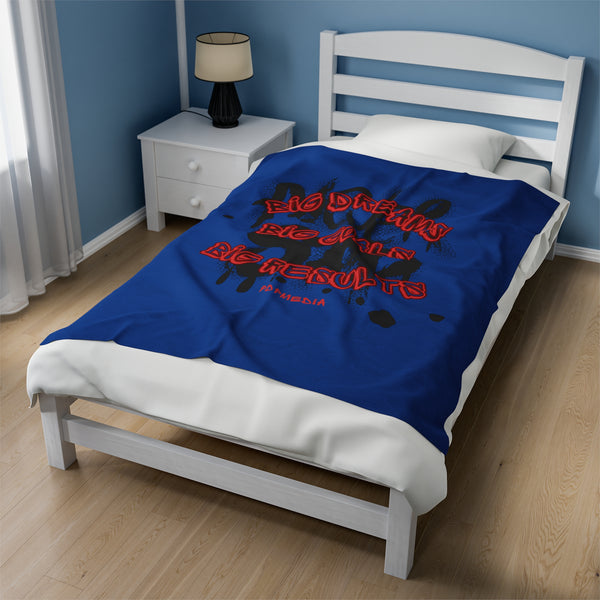 Hustle Mode Plush Blanket - Big Dreams