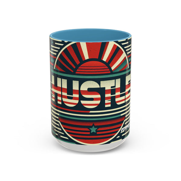 Hustle Mode - Retro Sports Hustle Coffee Mug (11, 15oz) (Gift)