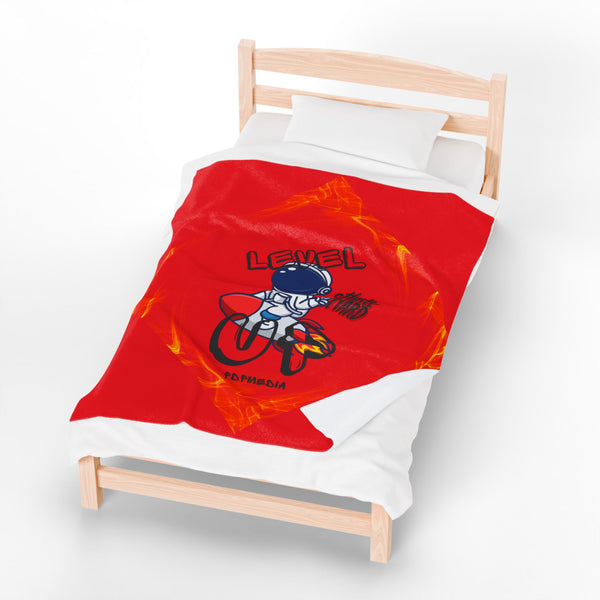 Hustle Mode Plush Blanket - Level Up