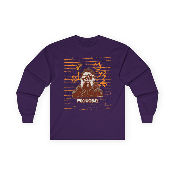 Hustle Mode Long Sleeve - Focused Yellow Crown