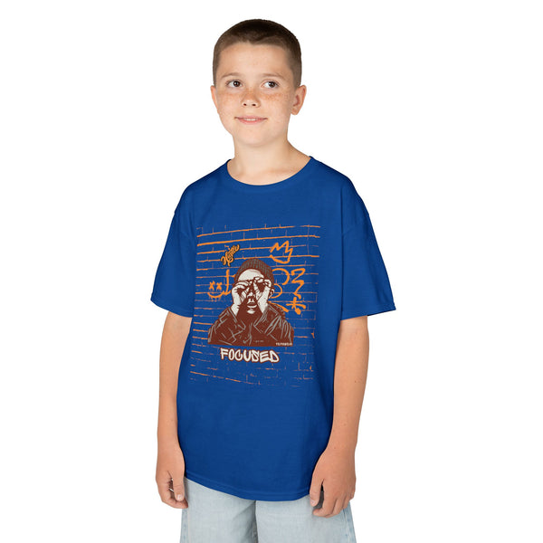 Kids Hustle Mode Tee - Focused