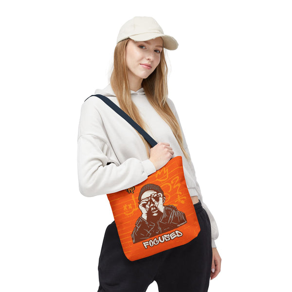 Hustle Mode Tote Bag - Focused Yellow Crown