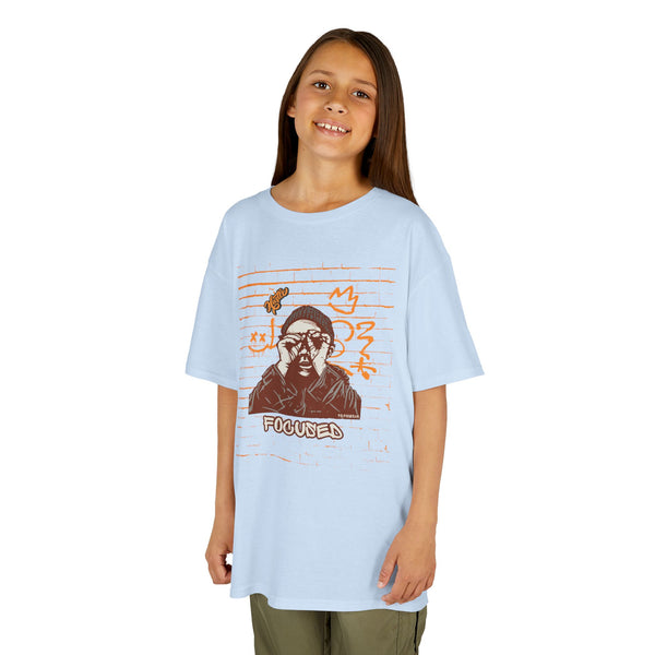 Kids Hustle Mode Tee - Focused