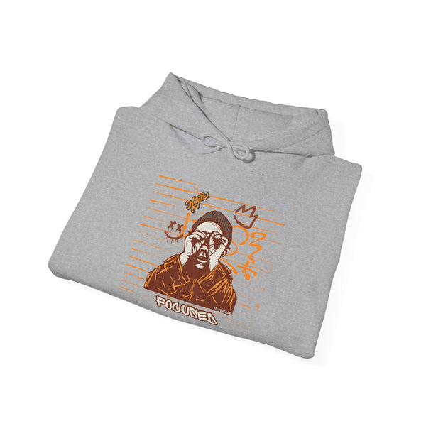 Hustle Mode Hoodie - Focused Brown Crown