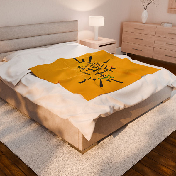 Hustle Mode Plush Blanket - Hustle Lives Matter