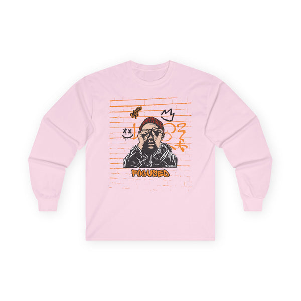 Hustle Mode Long Sleeve - Focused Black Crown