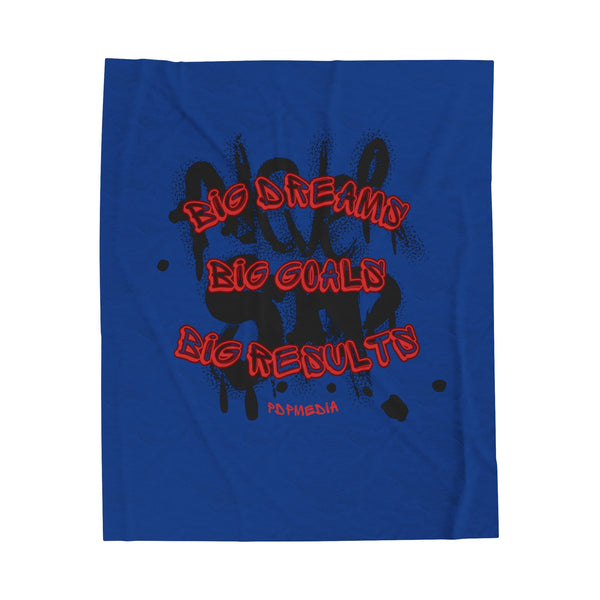 Hustle Mode Plush Blanket - Big Dreams