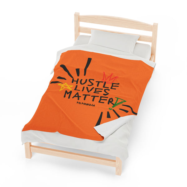 Hustle Mode Plush Blanket - Hustle Lives Matter