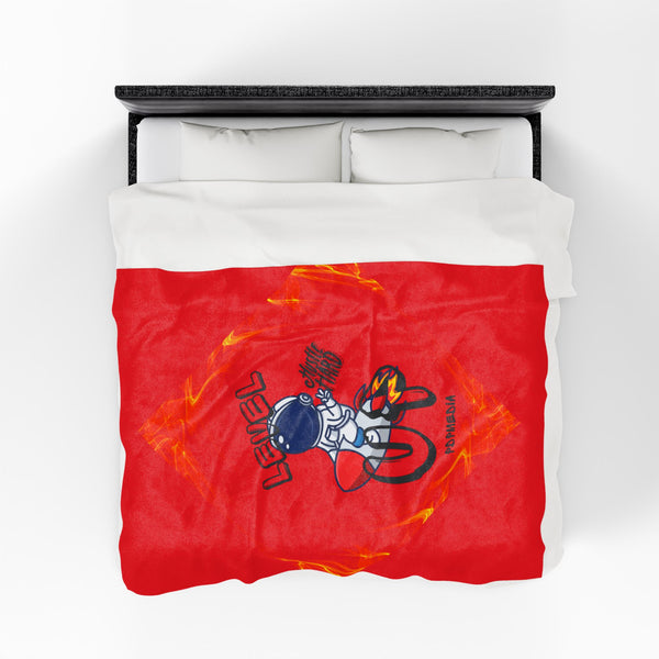 Hustle Mode Plush Blanket - Level Up