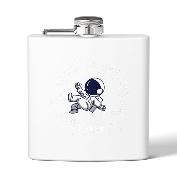 Flask, Hustle Mode - Stainless Steel 6oz (Astronaut)