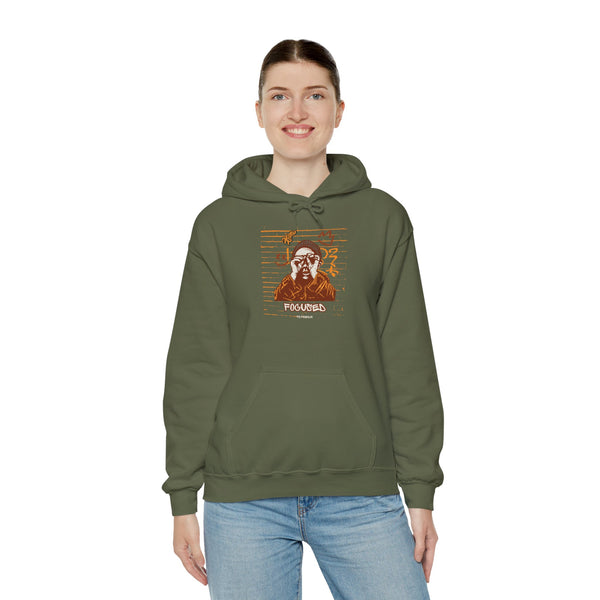 Hustle Mode Hoodie - Focused Brown Crown