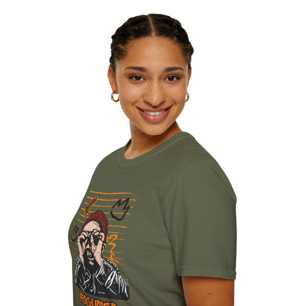Hustle Mode Tee - Focused Black Crown