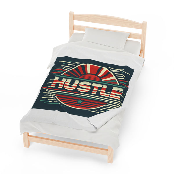 Hustle Mode Plush Blanket - Retro Sports