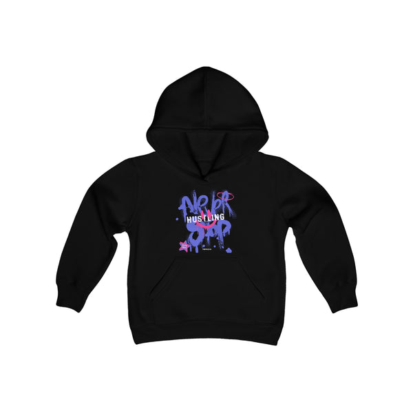 Hustle Mode (Kids) Youth Heavy Blend Hooded Hoodie - Never Stop