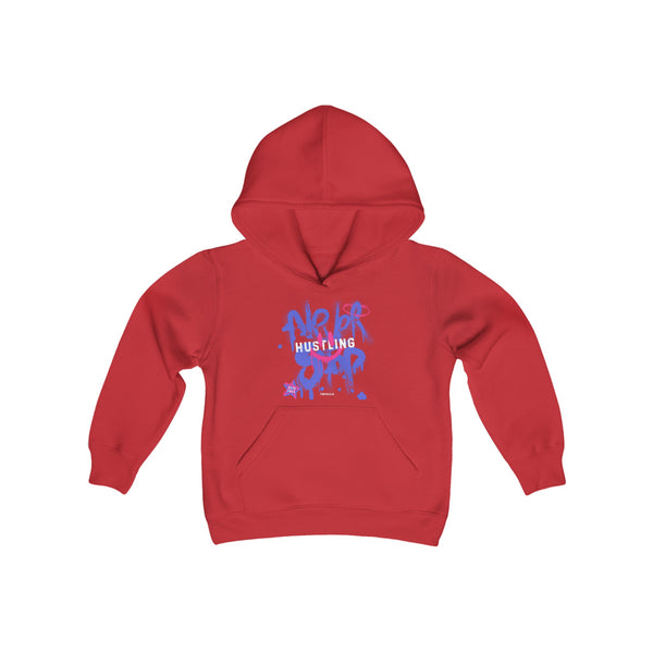 Hustle Mode (Kids) Youth Heavy Blend Hooded Hoodie - Never Stop