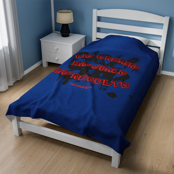 Hustle Mode Plush Blanket - Big Dreams