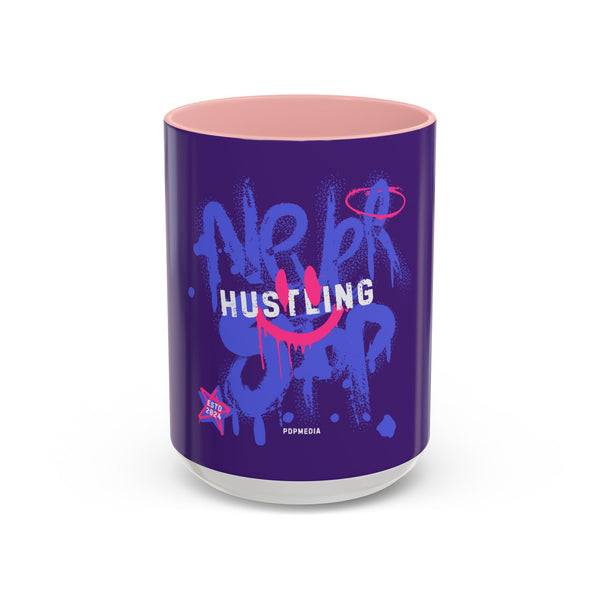 Hustle Mode Coffee Mug (11, 15oz) - Never Stop (Gift)