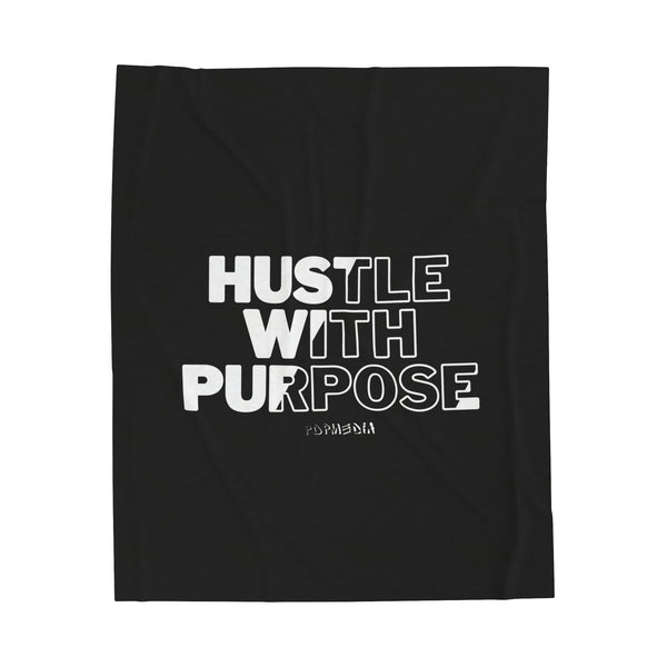 Hustle Mode Plush Blanket - Hustle With Purpose