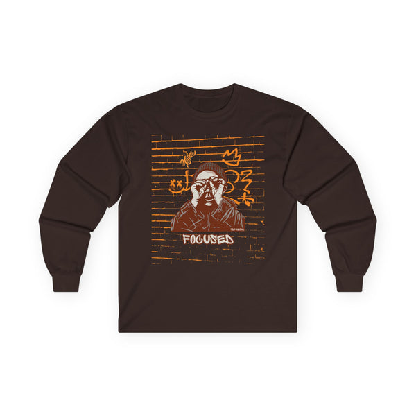 Hustle Mode Long Sleeve - Focused Yellow Crown