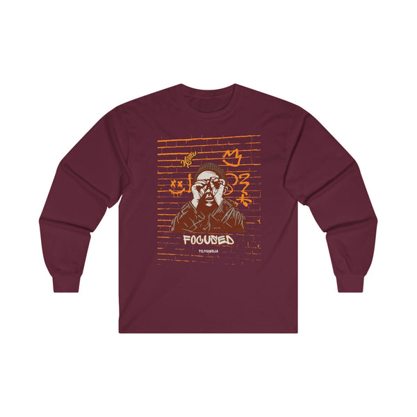Hustle Mode Long Sleeve - Focused Yellow Crown